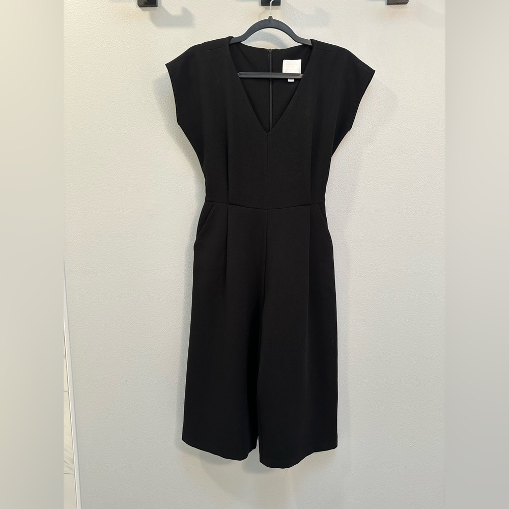 Anthropologie Ett Twa black wide leg jumpsuit size:S